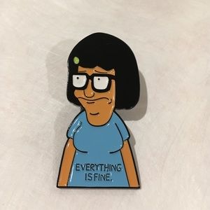 Tina Belcher Bob’s Burgers Enamel Pin